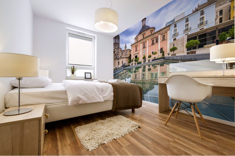 Basilica de la Virgen de los Desamparados Valencia Mural print