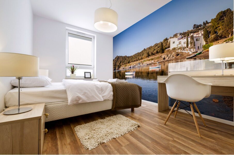 Port Lligat and Casa Museo Salvador Dali Mural print