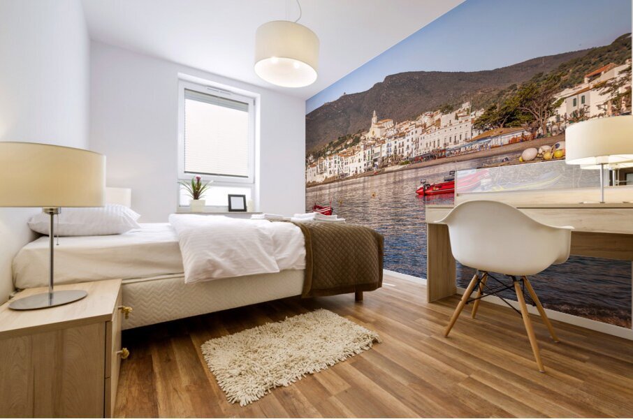 Cadaques Harbour Spain Mural print