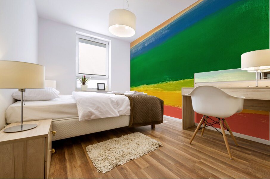 Land Sea and Sky Abstract Mural print