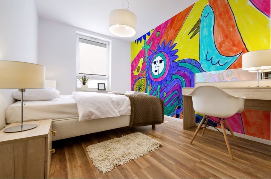 Abstract Dream Landscape Mural print