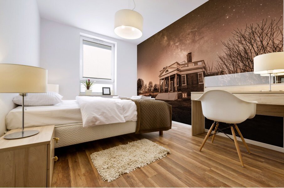 Thomas Jeffersons Poplar Forest Milky Way Mural print
