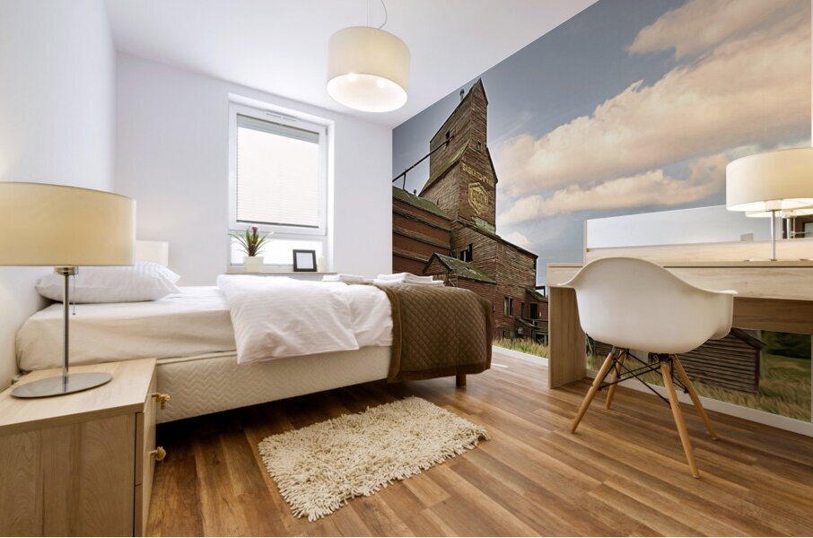 Years Gone By in Saskatchewan Mural print