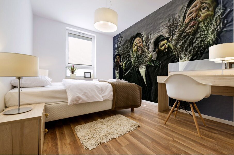 ART   KIDUSH LEVONOH   AA Mural print