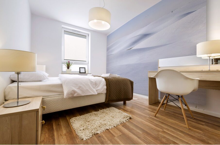 Winter Rolling Hills Mural print