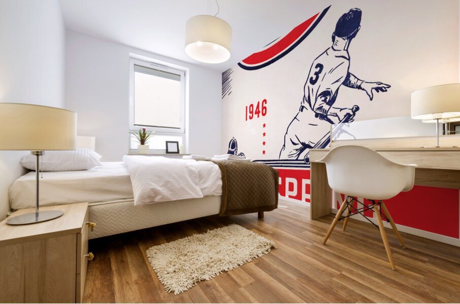 1946 Cincinnati Reds Spring Training Art Mural print