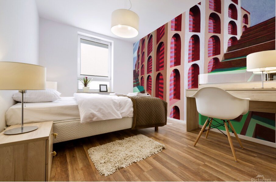 The castle Mural print