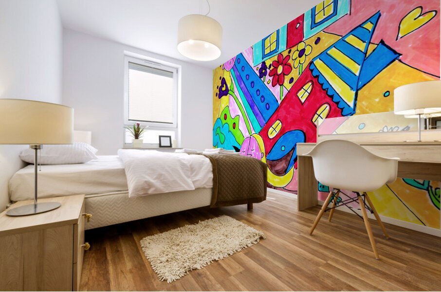 Abstract Imagining Mural print