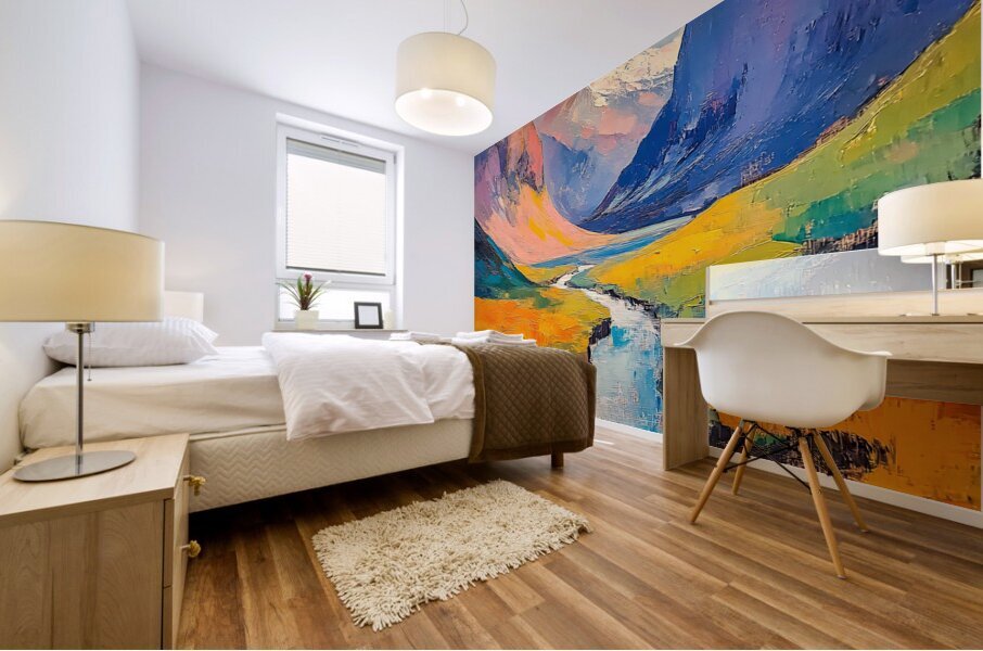 Mountain Pass Mural print