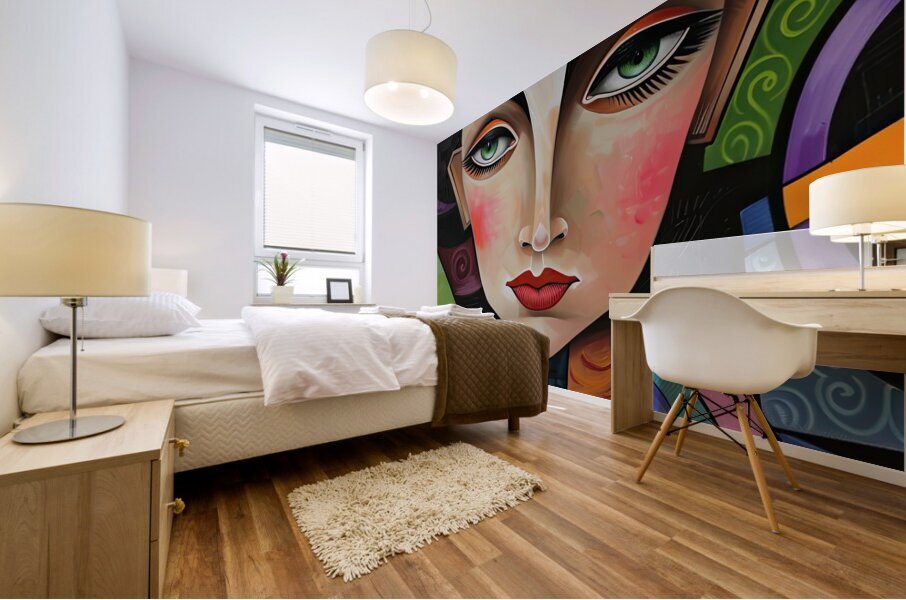 Chromatic Muse K29H7N 62 Mural print