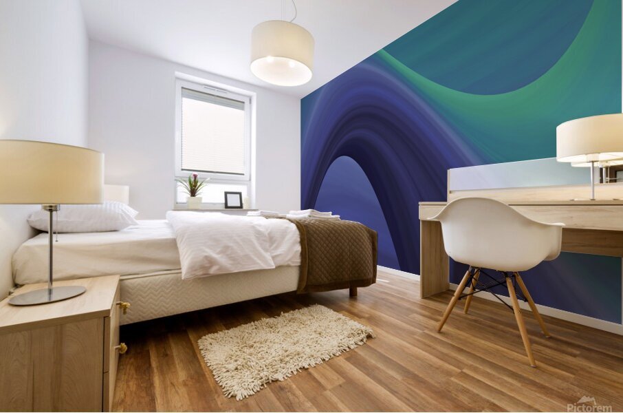 Echoes of the Deep Mural print