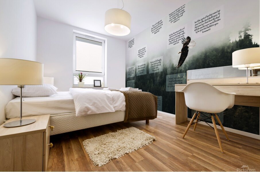 MNW8-EAGLE Mural print