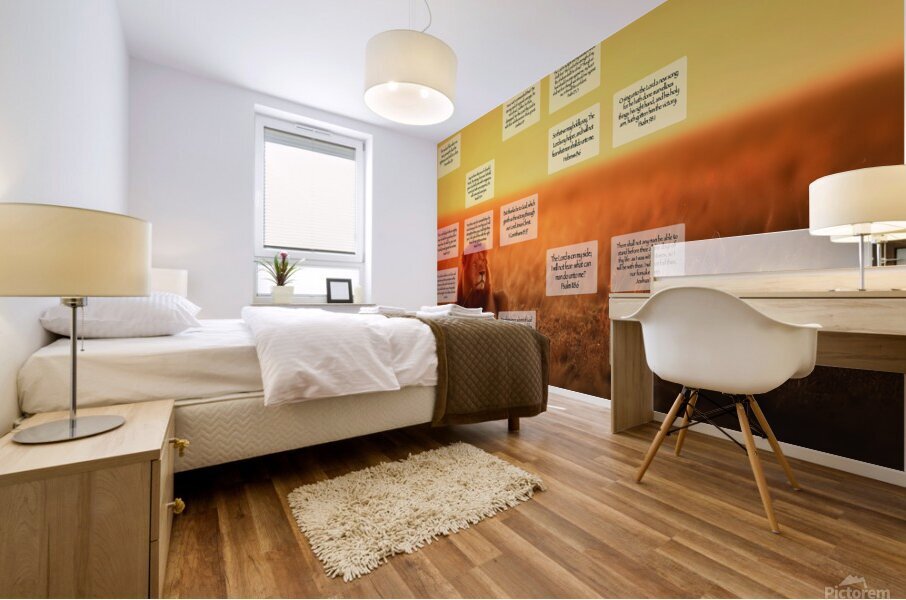 MNW17-LION Mural print