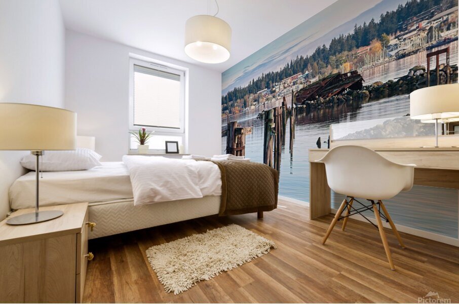 Royston Ship Wrecks Mural print