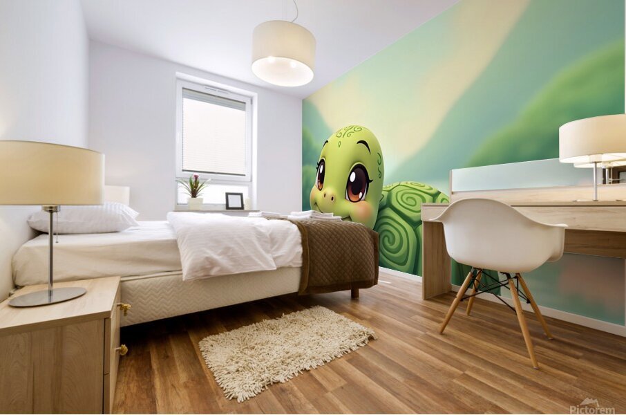turtle  Mural print