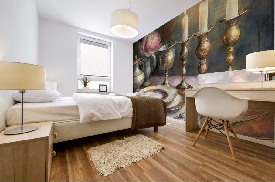 Special Dinner for One Mural print