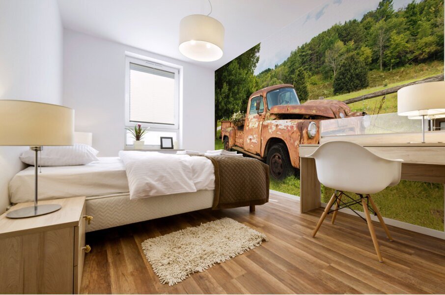 This Truck was Loved to Death Mural print