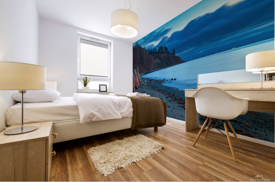 Goose Spit Sunrise 1 Mural print