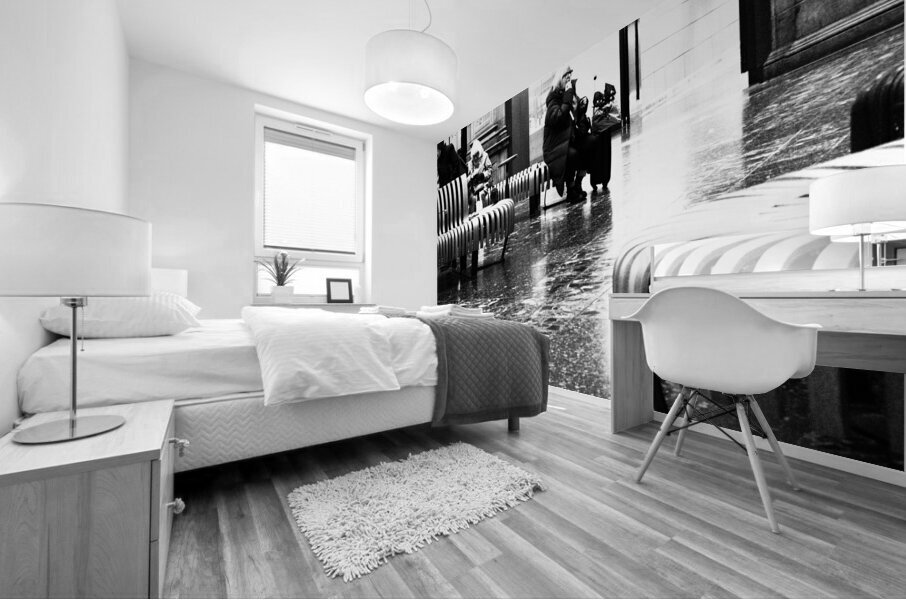 Everyday Lifes Moments- Waiting                                                                                                  Mural print