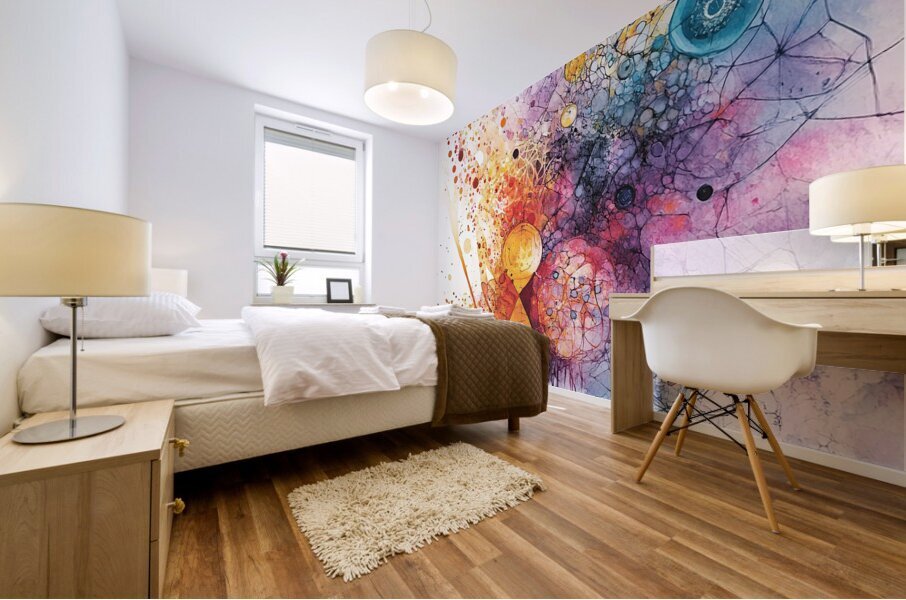 Cosmic Genesis Burst 7P3HN 55 Mural print