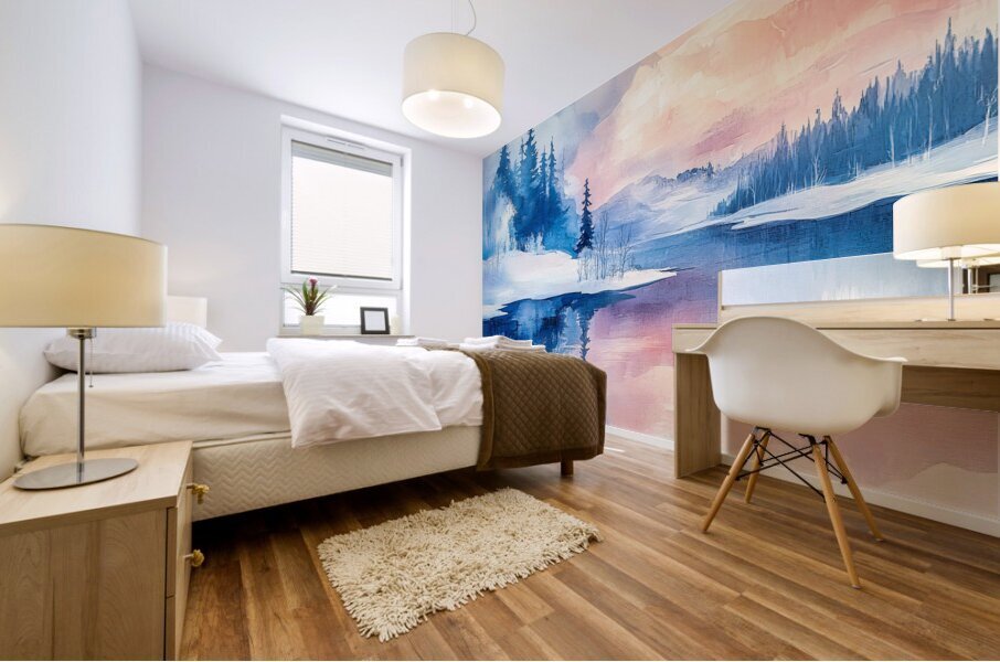 Colour of Winter Mural print