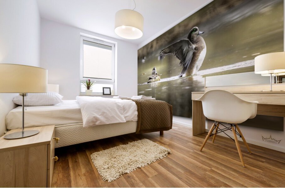 Wings of Protection Mural print