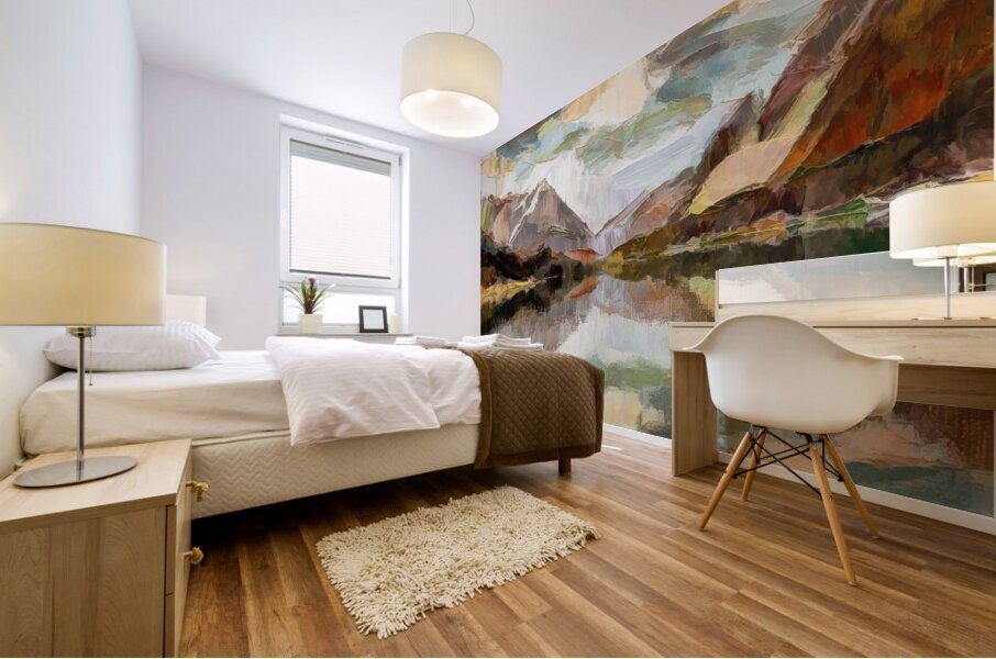 Mountains in My Mind Mural print