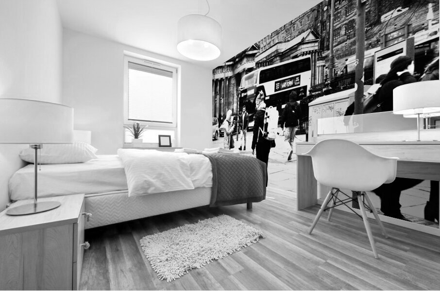 Everyday Lifes Moments- Edinburgh A Bustling City                                                                                                                      Mural print