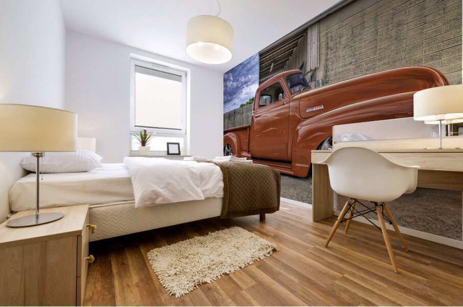 1948 CHEVY THRIFTMASTER Mural print