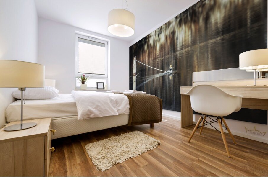 Muted Merganzer Mural print