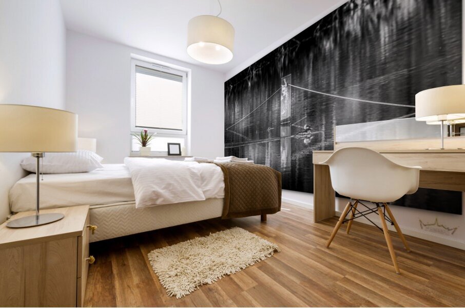 Contrasting Merganzer Mural print