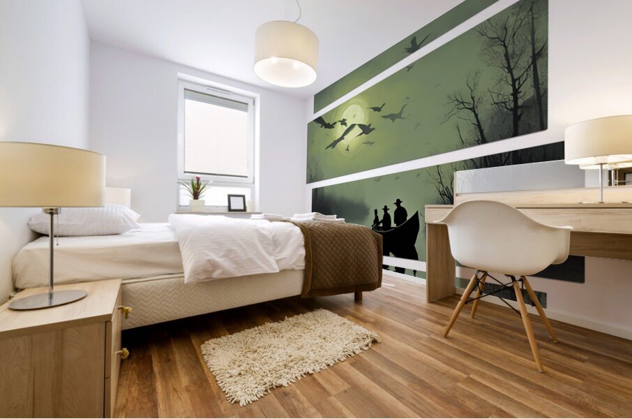 CRISS CROSS Mural print