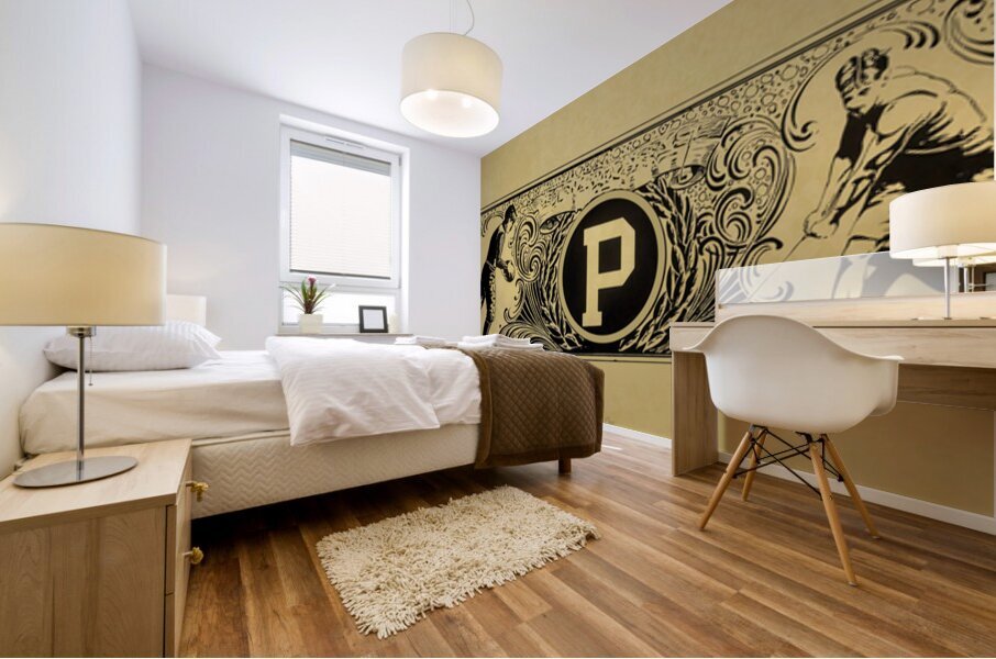 Early 1900s Purdue University Art by Raschbacher Mural print