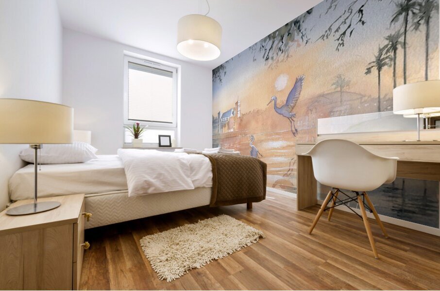 Dawn over Celebration Mural print