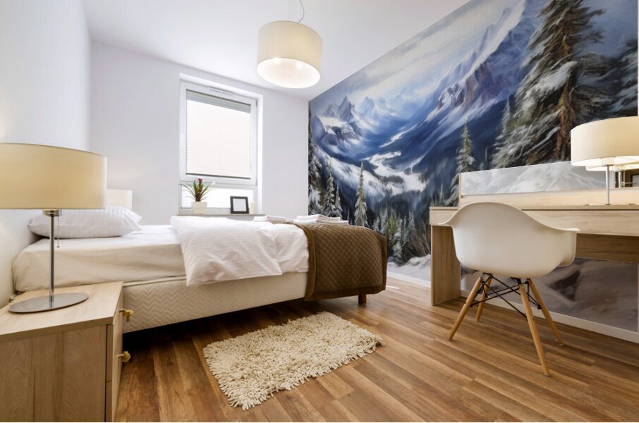 Winter can be So Beautiful Mural print