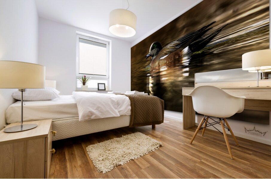 Wigeon Chat Mural print
