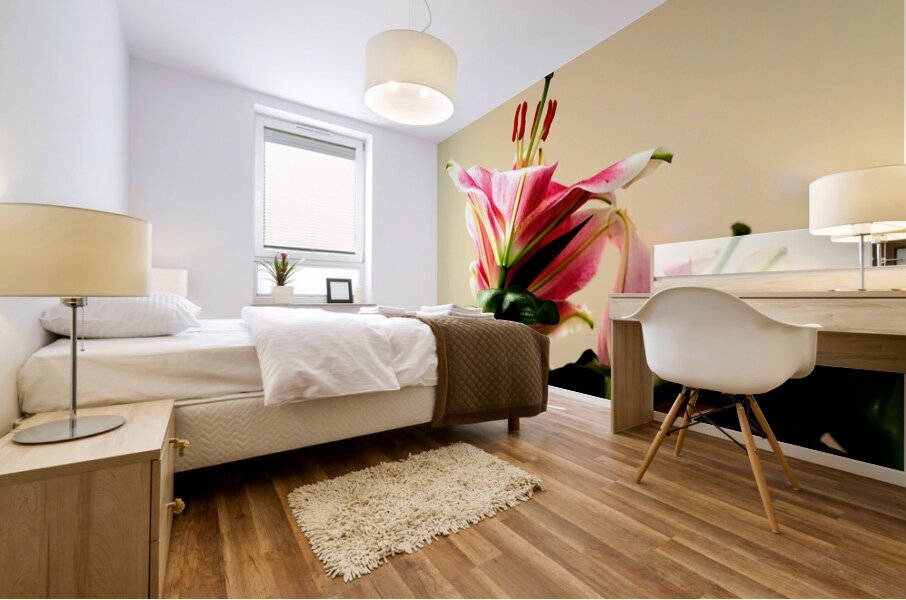   Colourful Lilies                                                                                                    Mural print