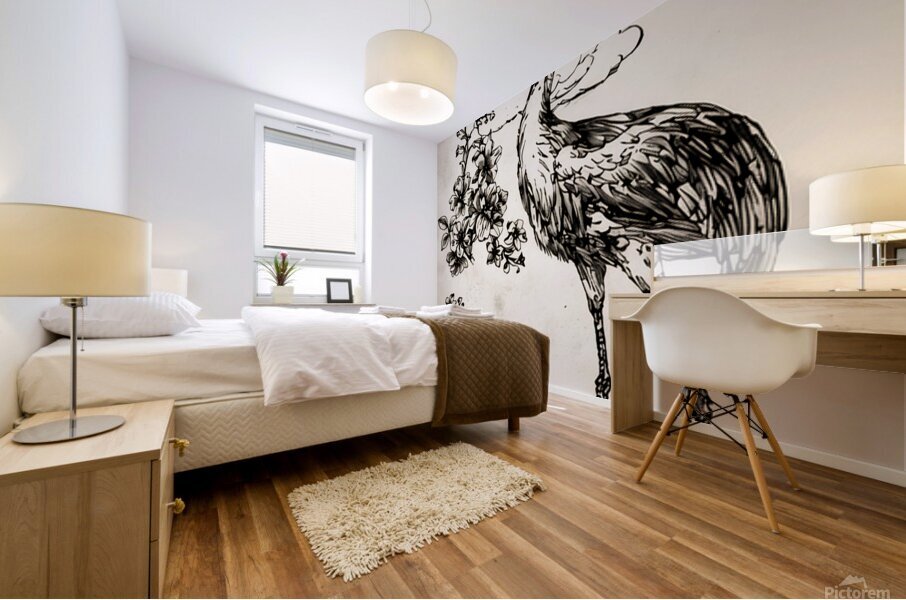 ArtX 516 crane Mural print