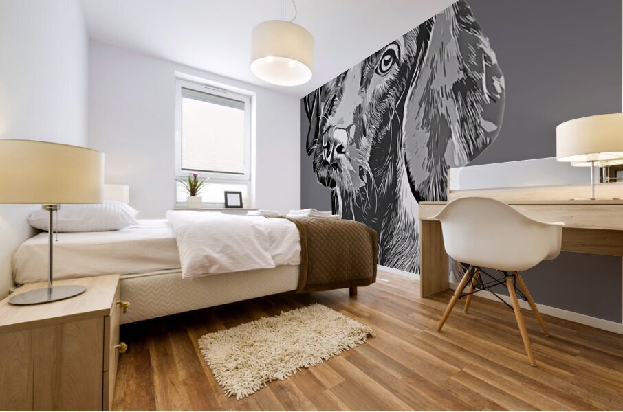 ArtX 04 dog Mural print