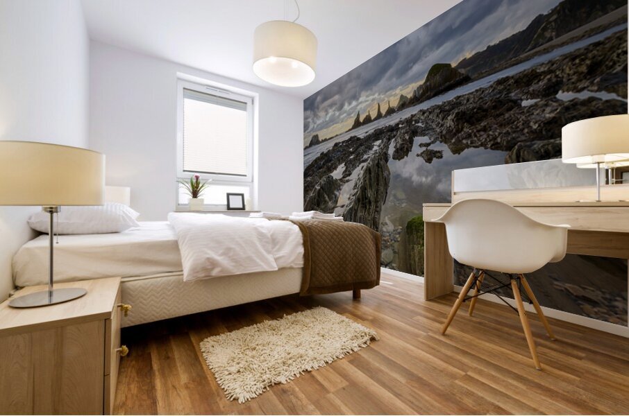 Shoreline in  Gueirua Mural print