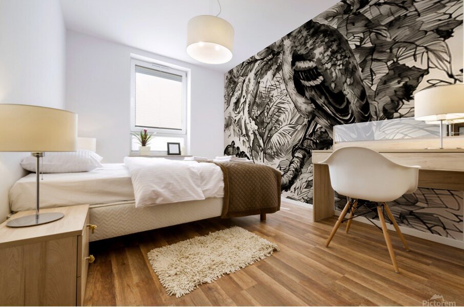 ArtX 530 birds forest Mural print