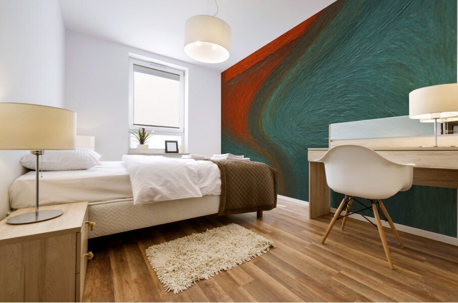 Seismic Drift Mural print