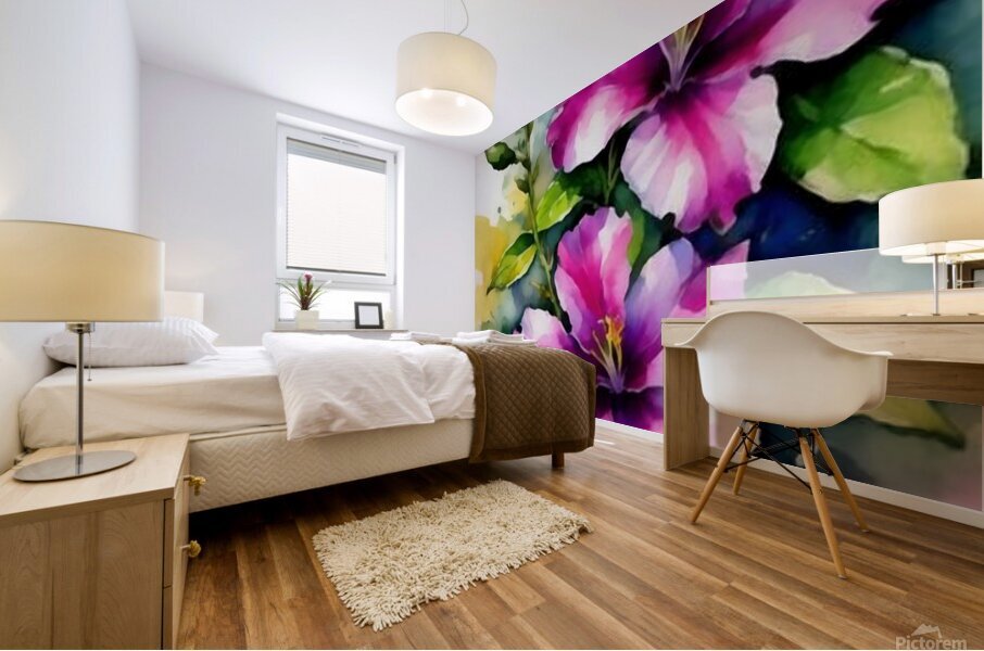 Four o clock flowers14k2 Mural print