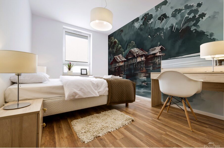 Rooted in Land and Sea Mural print