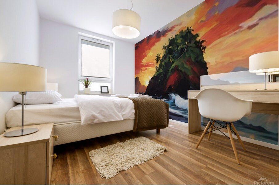 Red Island Beach Banyuwang 16k2 Mural print