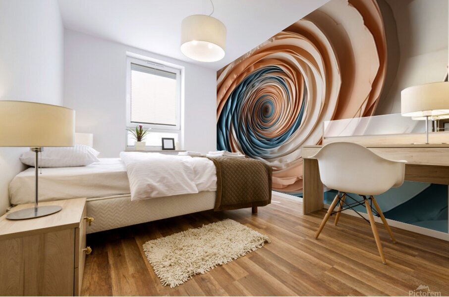 Folding Dimensions Mural print