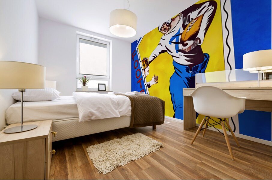 1930 Duke Football Art Mural print