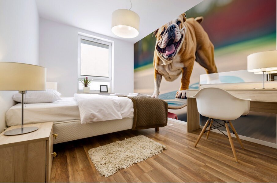 BORN TO SKATE III Mural print