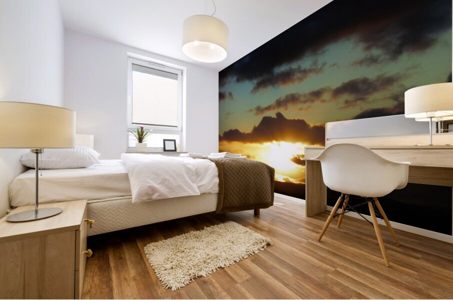 Summer Sunrise on the Scottish Isle of Skye Mural print