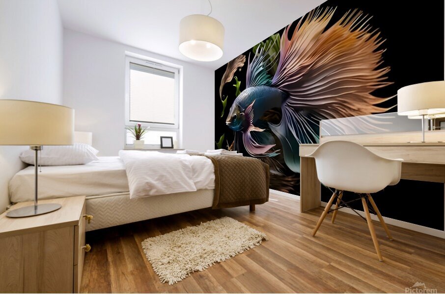Amazing fish Mural print